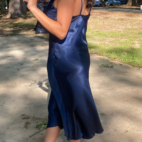 Satin Midi Dress - Picture 7 of 7